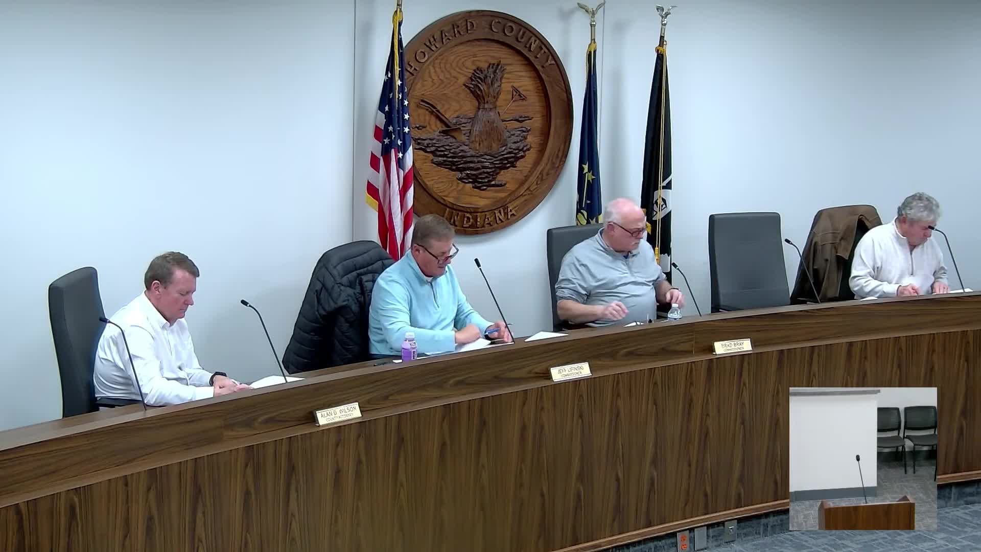 Howard County Drainage Board approves subdivision connections, sets hearings and fields neighbor concern over culvert