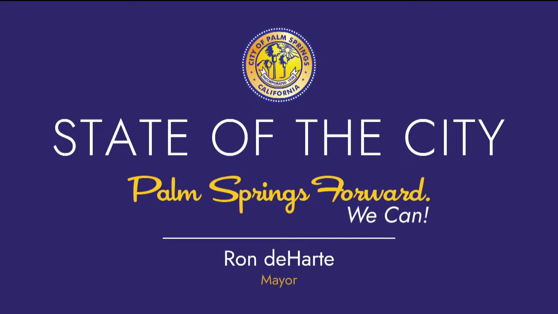 Palm Springs outlines $125 million convention center renovation, $2.9 billion airport modernization in State of the City