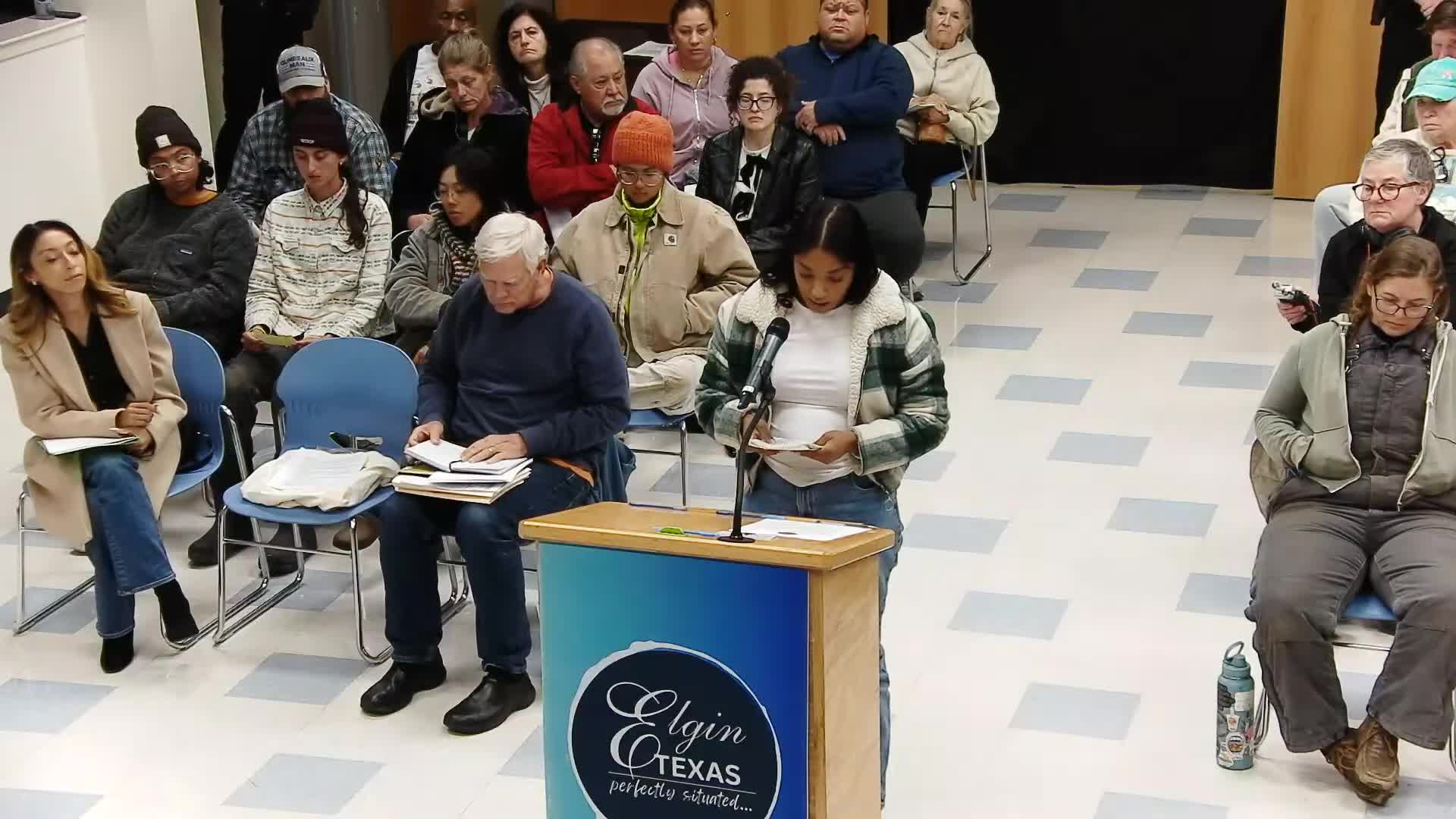 Elgin residents and Litig descendants urge council to halt wastewater plant at historic site