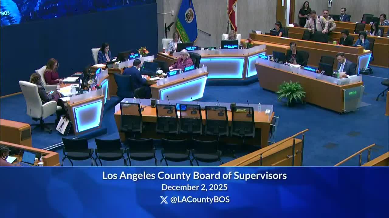 Los Angeles County Board unanimously opposes proposed federal public charge rollback, directs legal and outreach steps