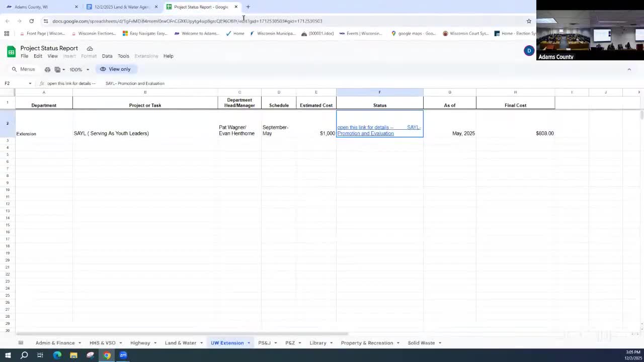 Adams County committee forwards 10‑year land and water plan to county board over objections
