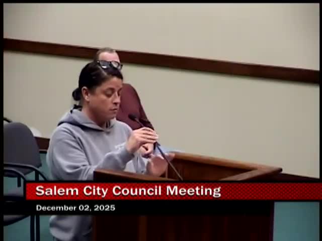 Parks grant, owl‑nest cameras, Jennings Avenue gas‑line work and parade announced at Salem council meeting