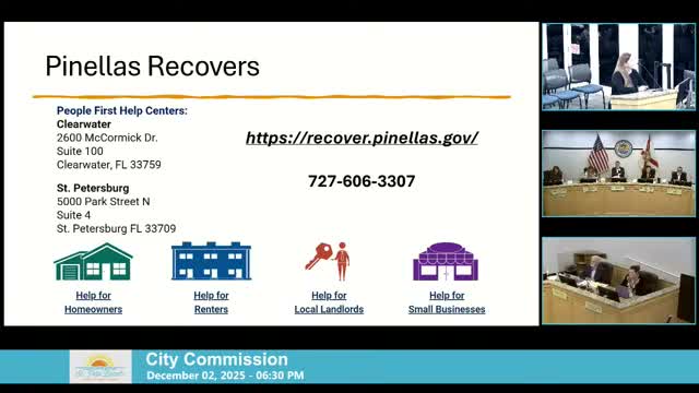 St. Pete Beach staff detail recovery progress, permit backlog and FEMA claims