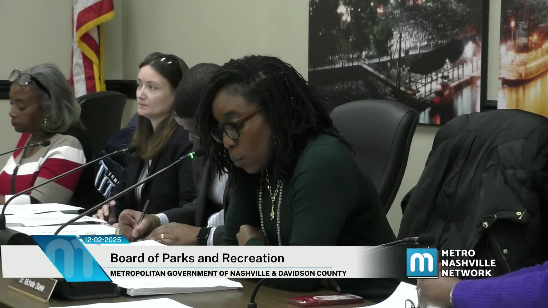 Parks board approves signage, greenway easement and event permits; several easements deferred
