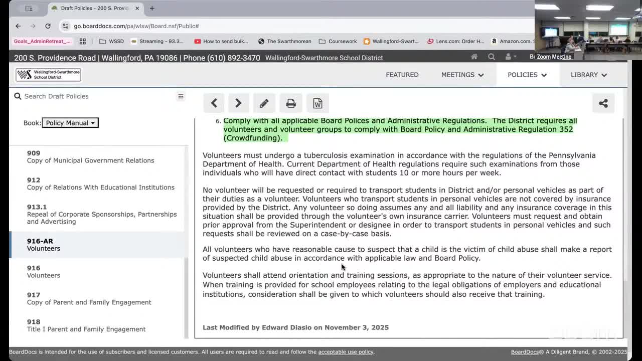 Public commenter offers equity training materials as committee advances equity policy