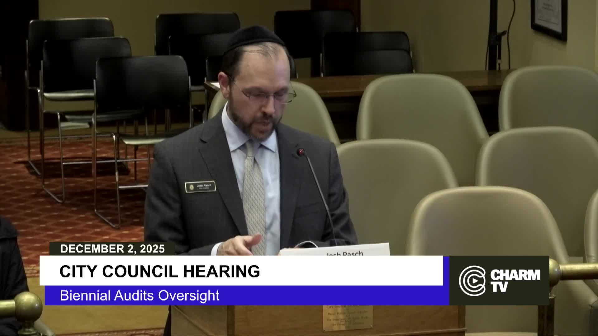 Baltimore commission adopts 2026 Group B audit plan after questions on collections, permitting and street cuts