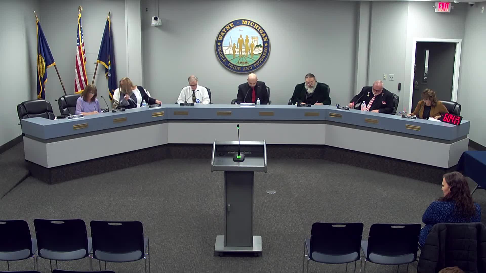 Wayne council approves animal-services agreement, emergency fire-vehicle repair and routine transportation resolutions; opens first reading on open-burning rule