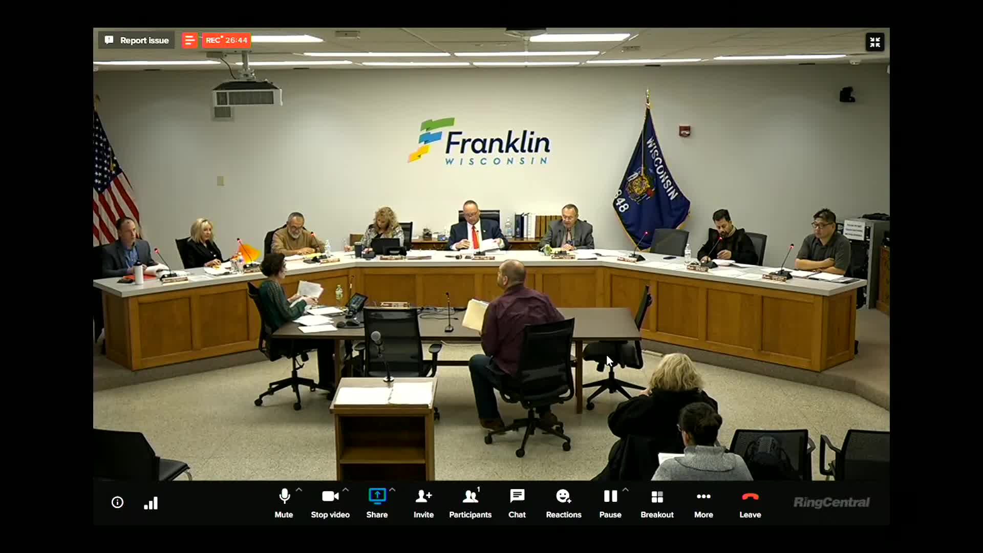 Franklin council authorizes temporary HR staffing contract with QPS amid retirement