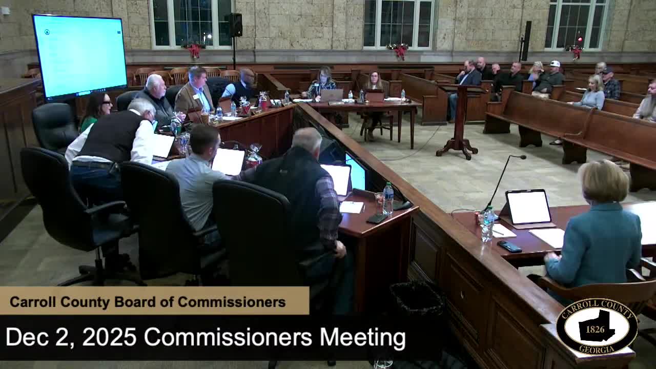 Carroll County finance director reports rising revenue, board to advertise year-end budget amendment