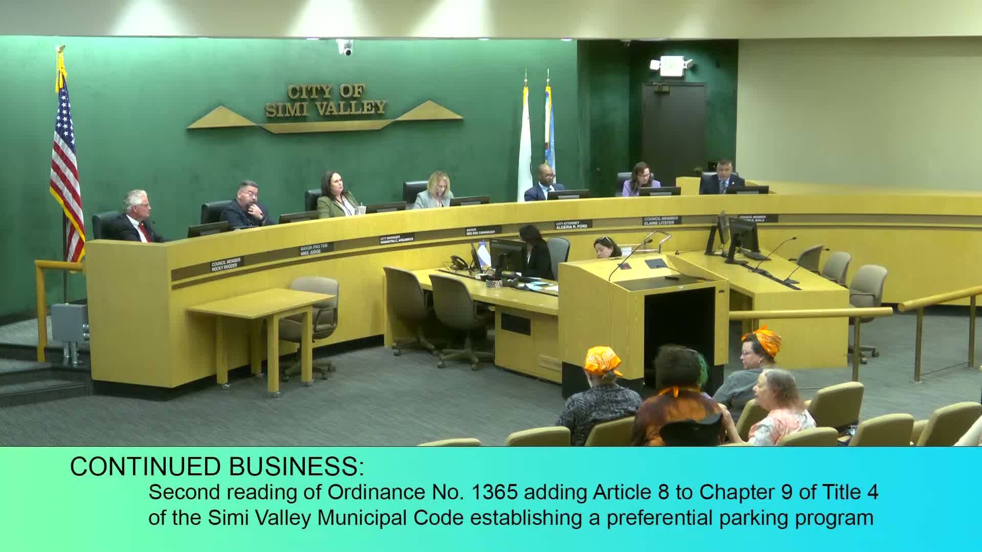 Simi Valley council adopts preferential‑parking ordinance after debate over school and event exemptions