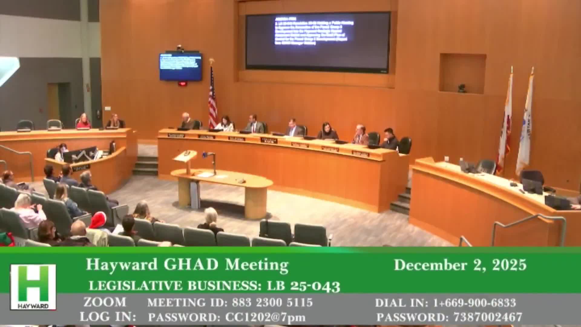 Hayward GAD board approves annexation of Parcel Group 3, sets assessment hearing