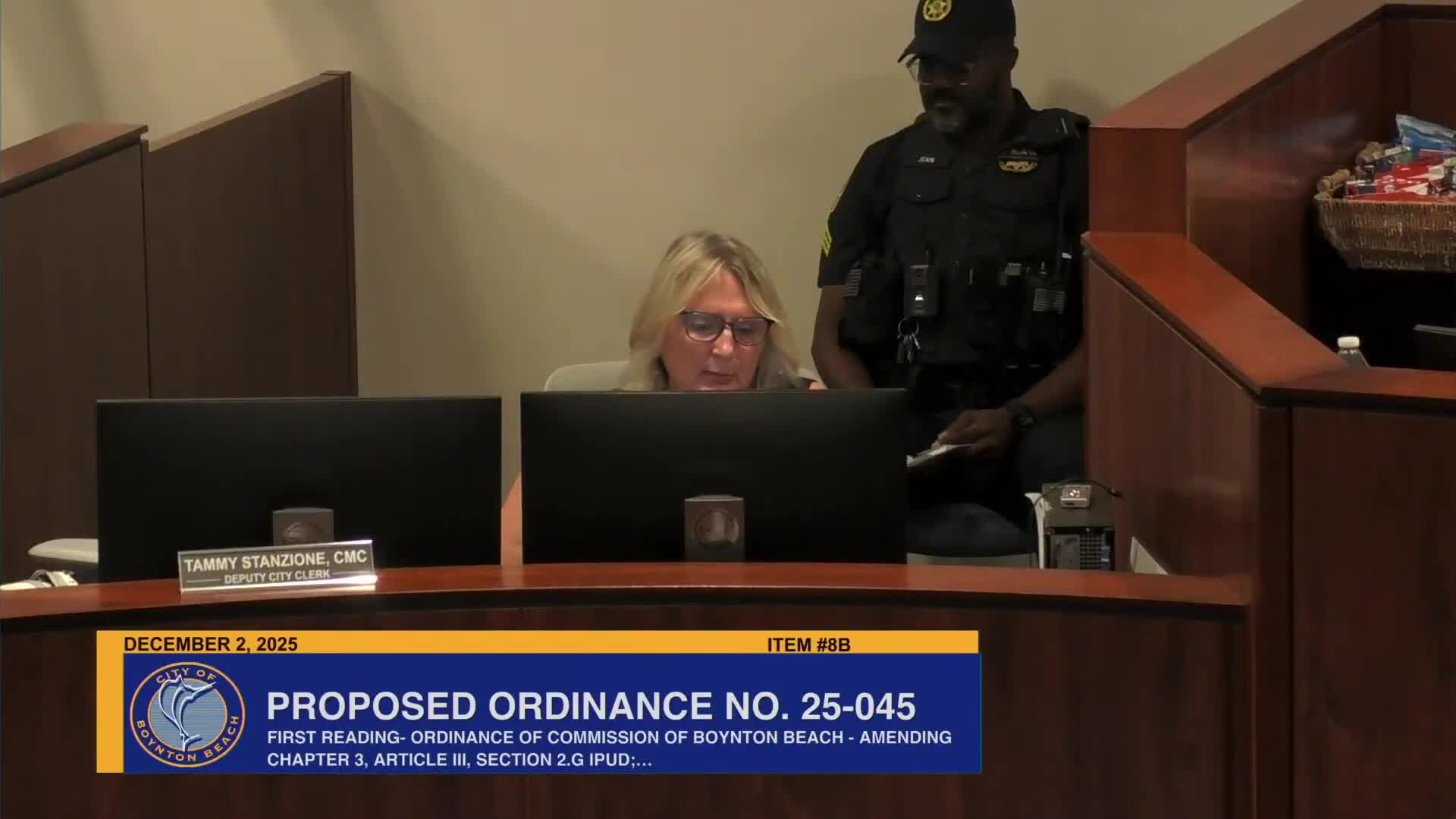 Boynton Beach commission approves IPUD zoning change, adopts 5‑year CIP on first reading and confirms appointments