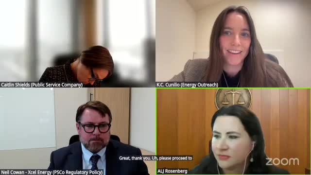 PUC hearing: advocates say income-qualified community solar promised in 2022-25 plan delivered no bill credits; utility points to rollover and development timet