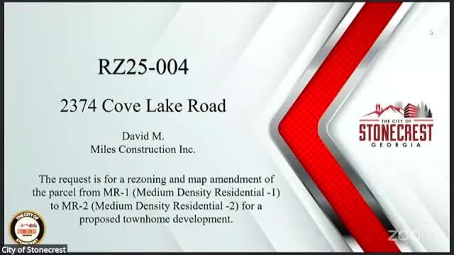 Planning commission backs rezoning for 63-townhome Park at Cove Lake, adds fencing condition