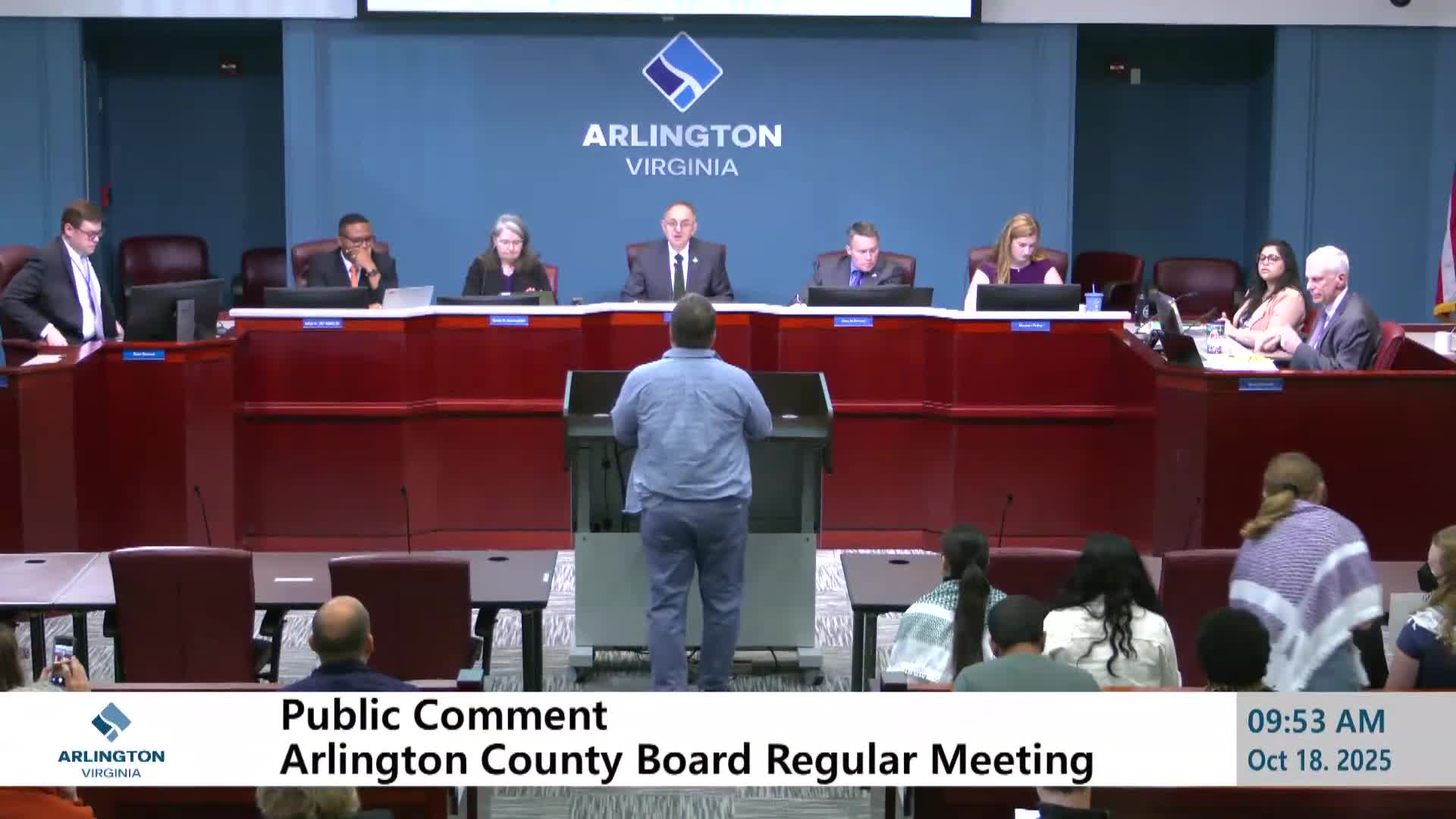 Public comments highlight sharp divisions over Palestine, antisemitism and community safety in Arlington