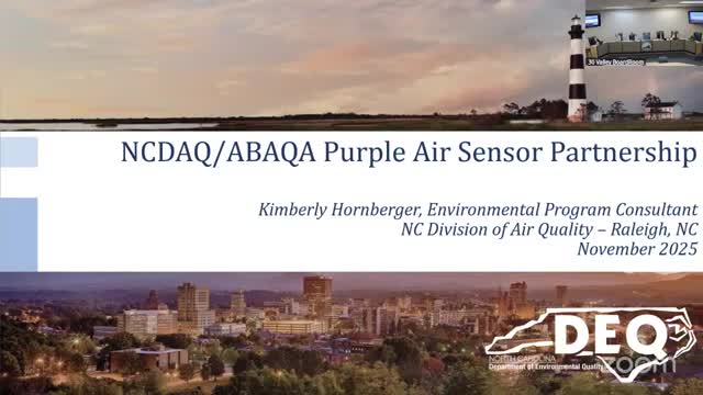 Presenter from Raleigh shows yearlong PurpleAir sensor network to fill smoke-monitoring gaps in Buncombe County