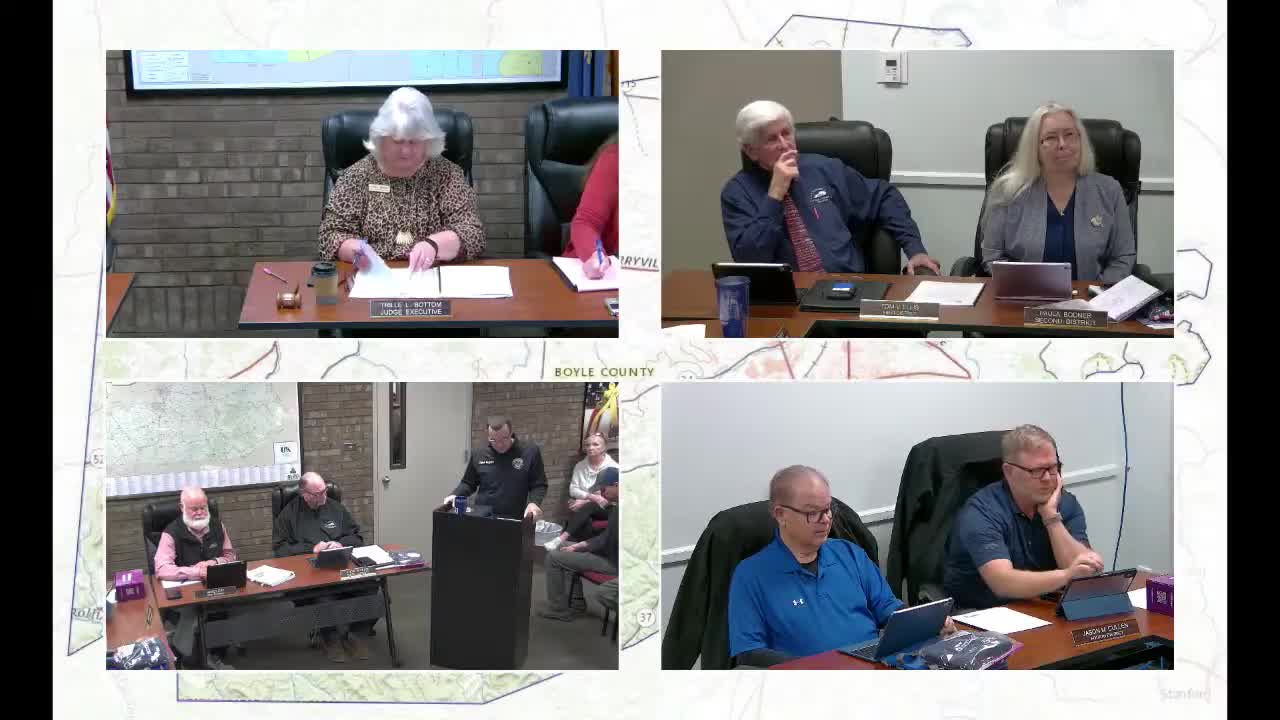 Fiscal court authorizes advertising bid for 2027 ambulance delivery