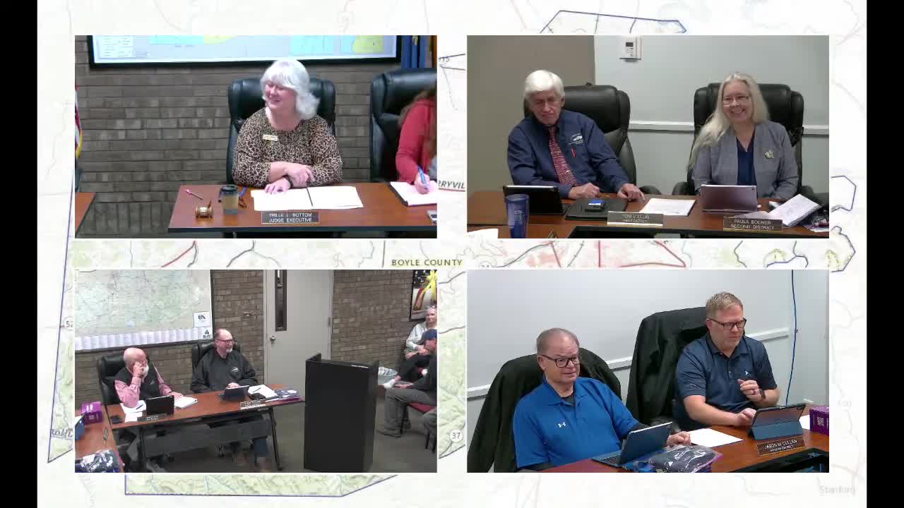 Boyle County Fiscal Court sends proposed agricultural zoning amendment back to planning commission