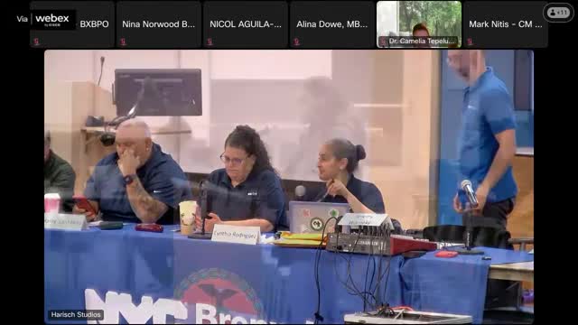 Delivery drivers urge CB11 to support app-worker protections; board advises individual advocacy