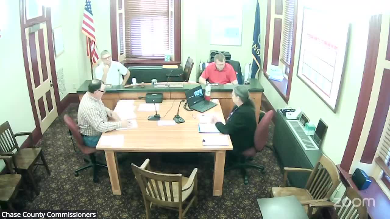 Chase County commissioners approve routine business, adopt solid-waste resolution