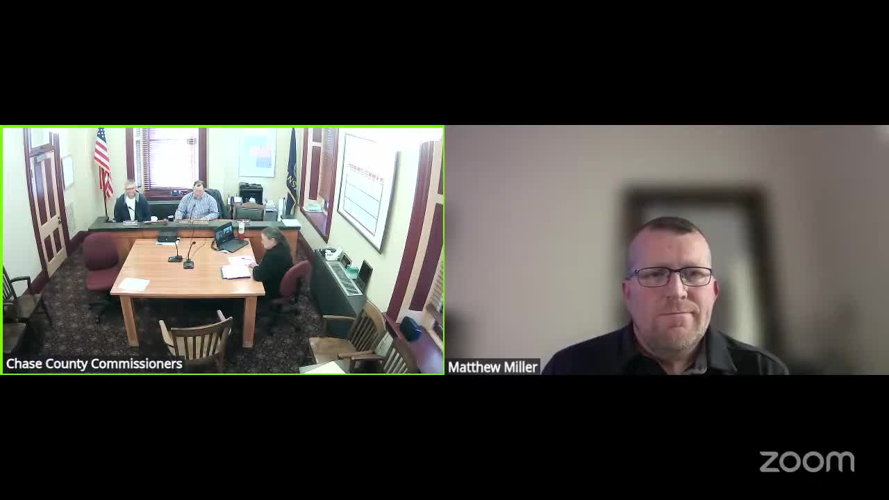 Chase County commissioners approve temporary move of Road & Bridge office with after-hours access restriction