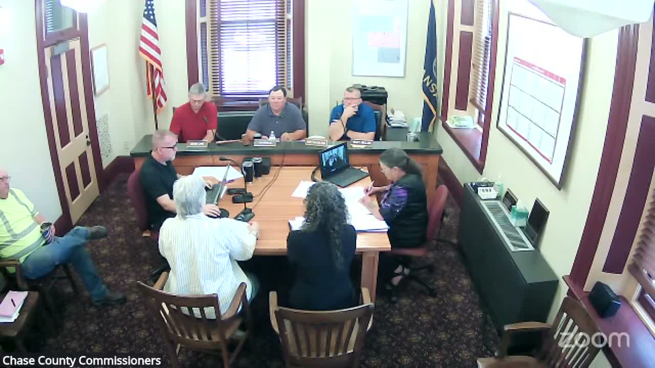 Chase County agrees to pursue FHWA bridge-investment grant with Osage County partner