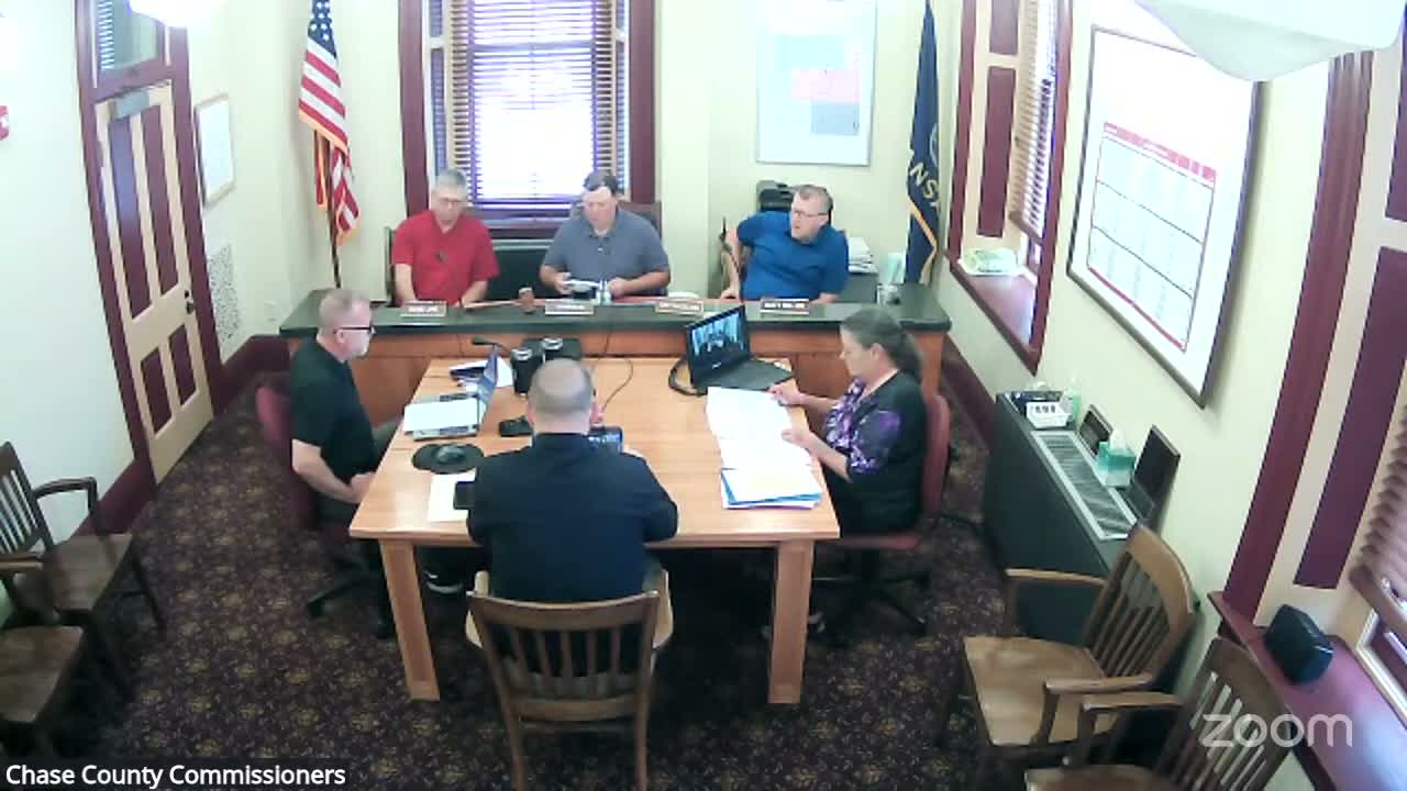 Chase County authorizes forensic audit and gives sheriff access to bank records after auditor flags irregularities