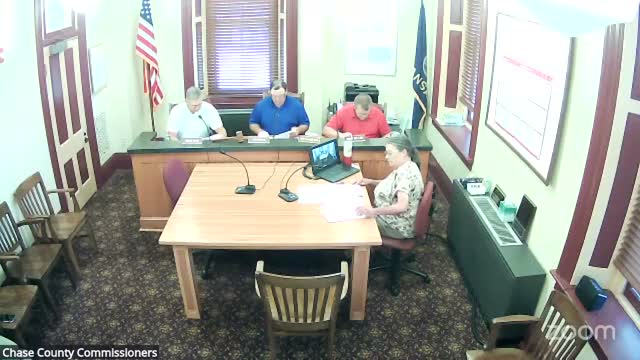 Chase County reviews third draft of budget, discusses mill levy and sets public hearing