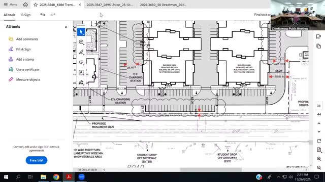 Board issues negative declaration for 2695 Union retail expansion; pedestrian and stormwater conditions noted
