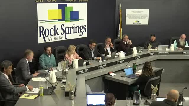 Rock Springs council signs construction contracts, approves vehicle lease and routine claims