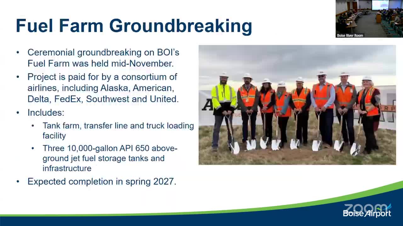 Boise Airport moves forward on fuel farm, rental-car facility art and concourse design