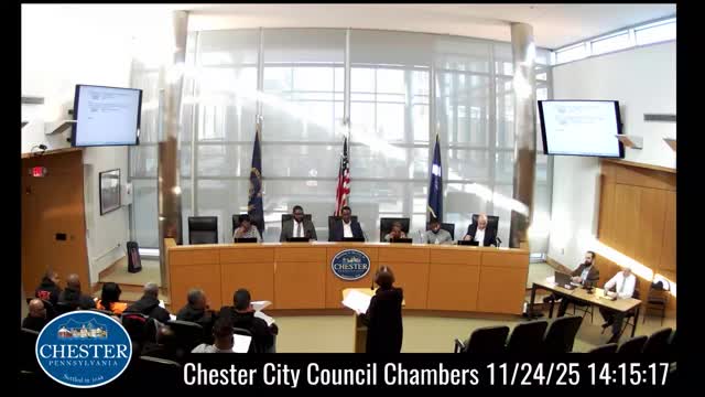 Council asked to approve $250,000 CDBG reallocation for Chester Park bandshell improvements
