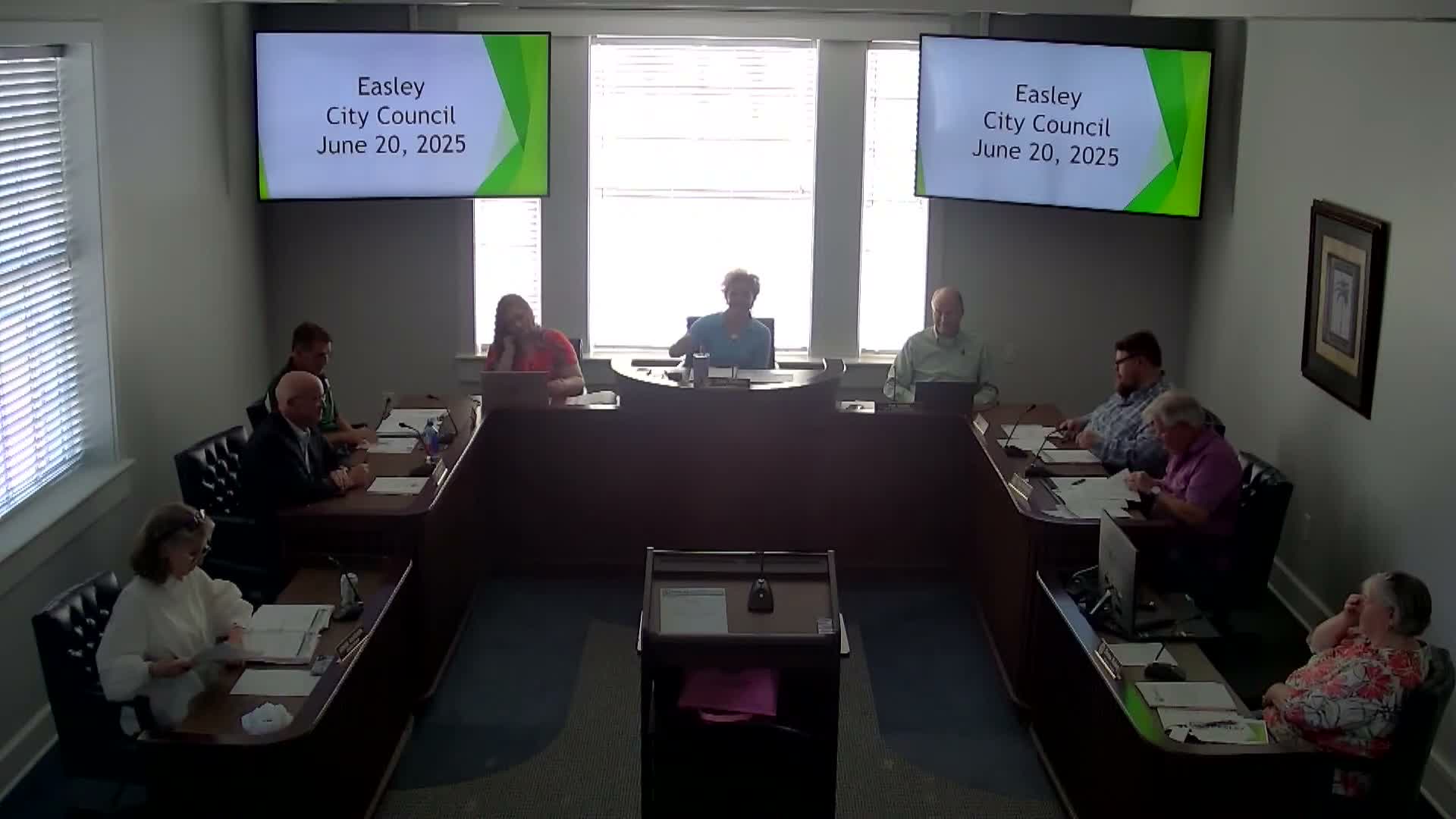 Easly City council adopts FY2025–26 budget, earmarks $399,855 from road fee fund for Canaan Land roundabout