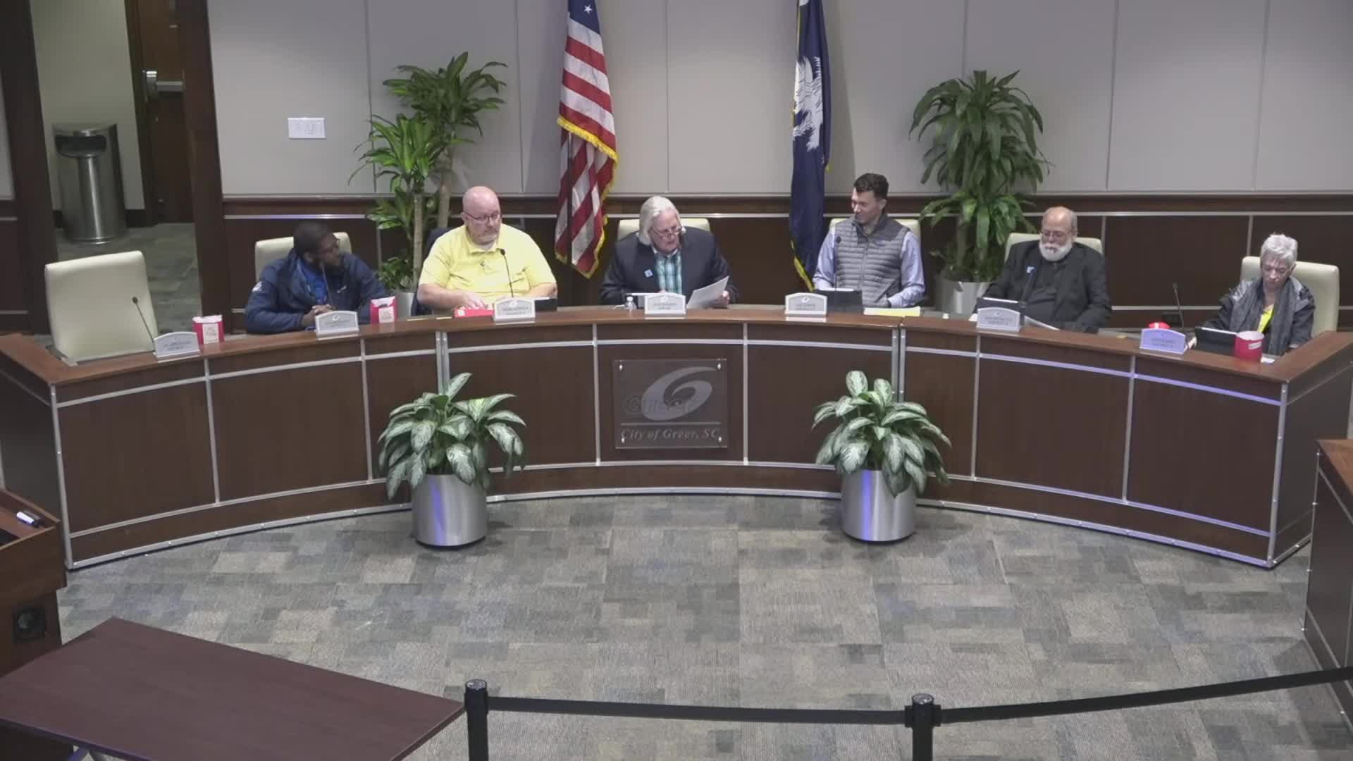 Greer council advances first reading to close portion of Park Avenue amid developer plan and resident safety concerns