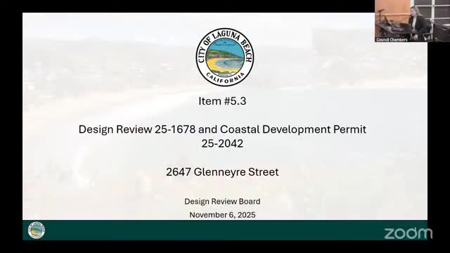 Neighbors press board on privacy, parking and view impacts; 2647 Glen Eyrie continued