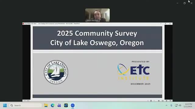 Lake Oswego survey: 95% rate city a good place to live; economic development tops residents’ priorities