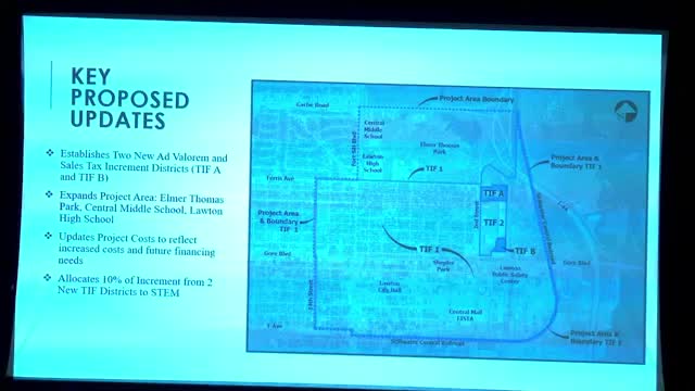 Lawton council approves third amendment to downtown TIF plan; emergency declared