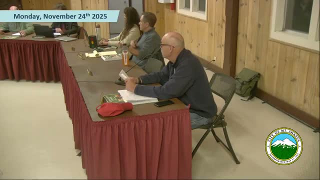 Mount Shasta council approves wastewater contract, advances budget adjustments and equipment buys