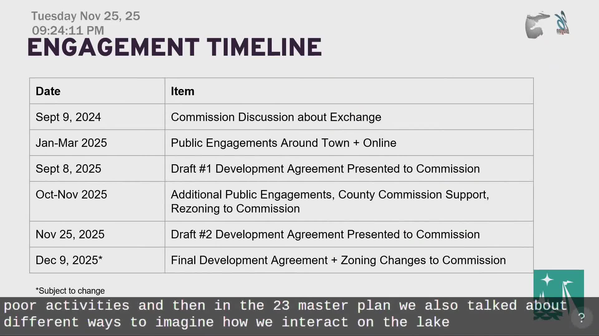 Muskegon commission reviews waterfront swap, grant use and cleanup risks ahead of Dec. 9 vote