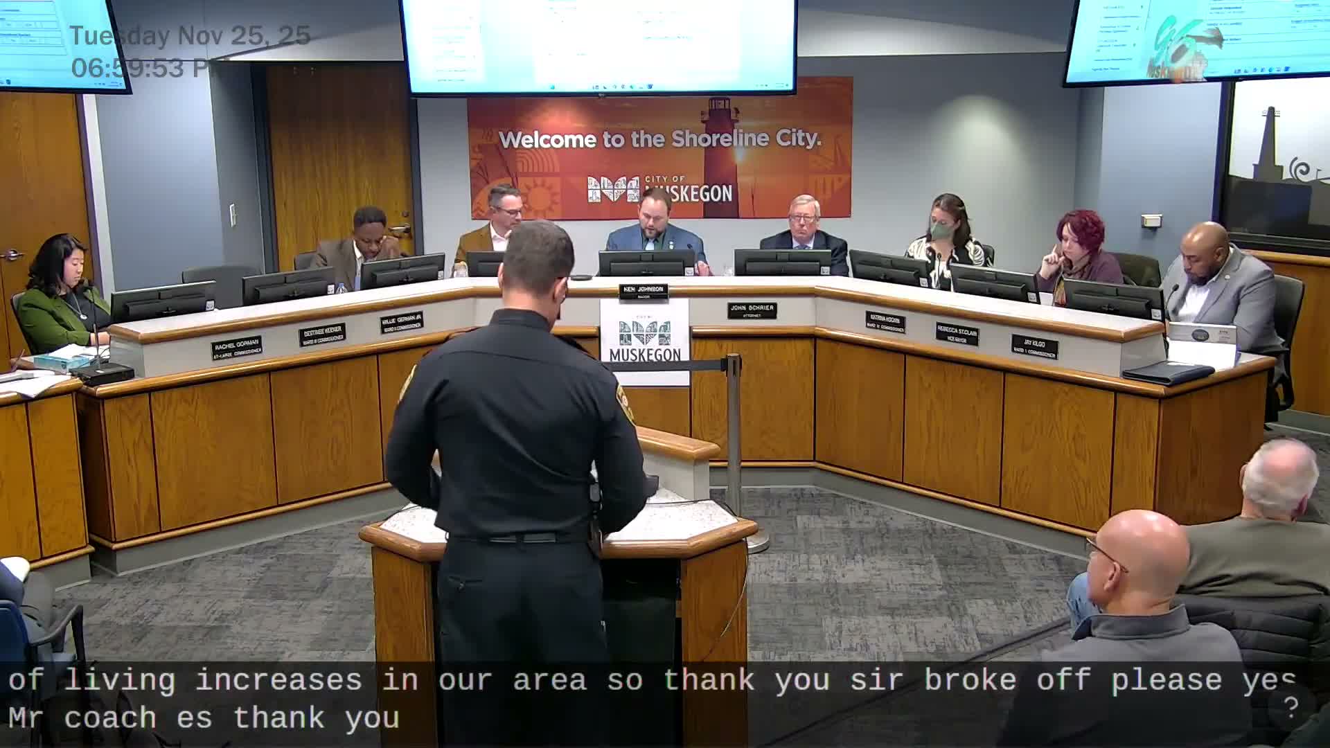 Commission deadlocks on building inspection contract after debate over fee sharing and performance