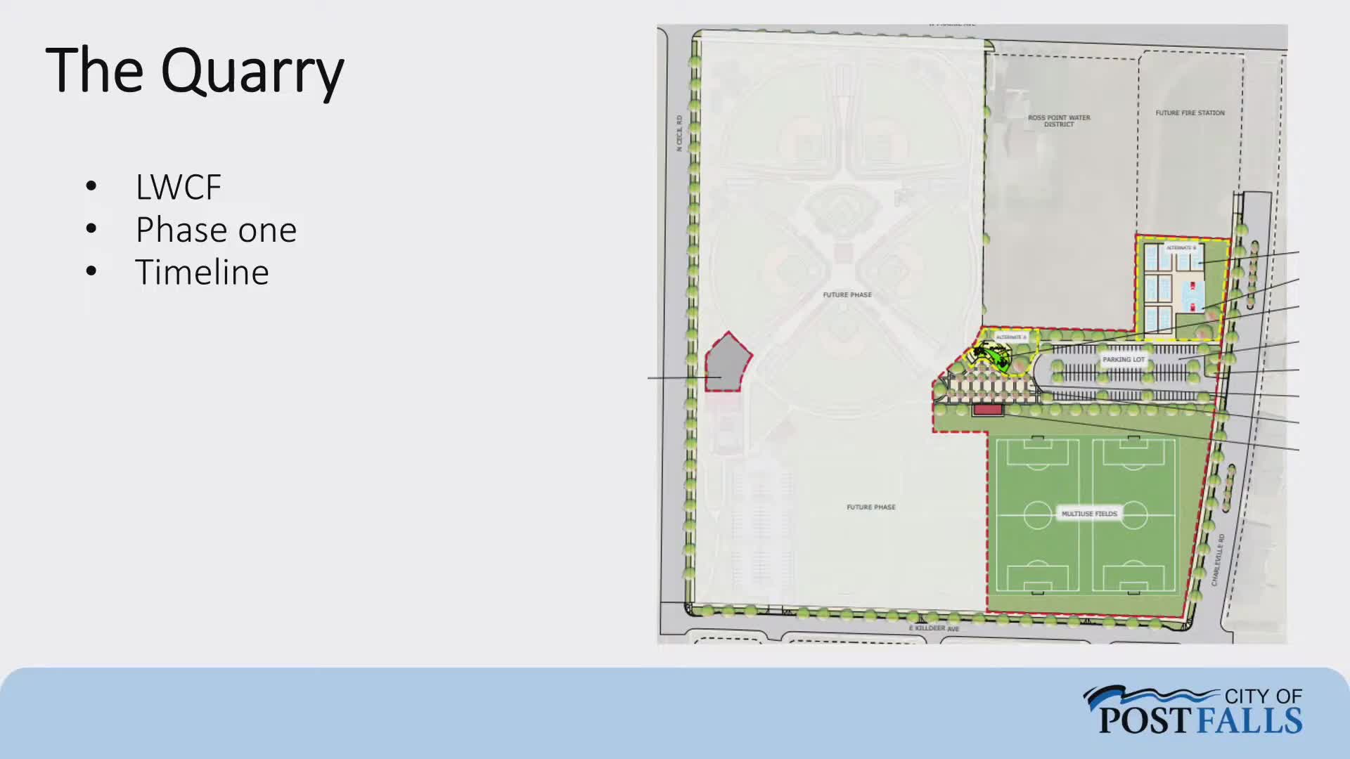 Post Falls secures $1.25M federal LWCF grant for quarry park; construction timelines set for 2026