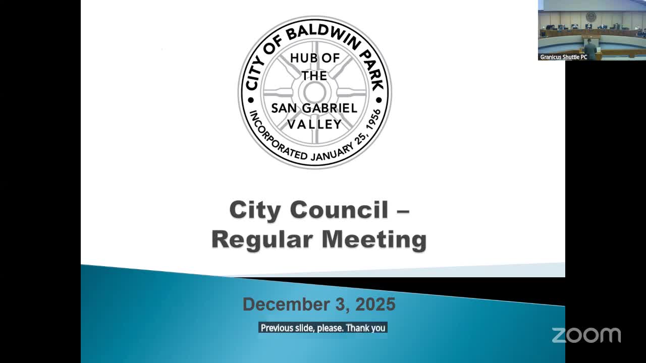 Baldwin Park council awards up to $65,000 contract for preapproved ADU plans