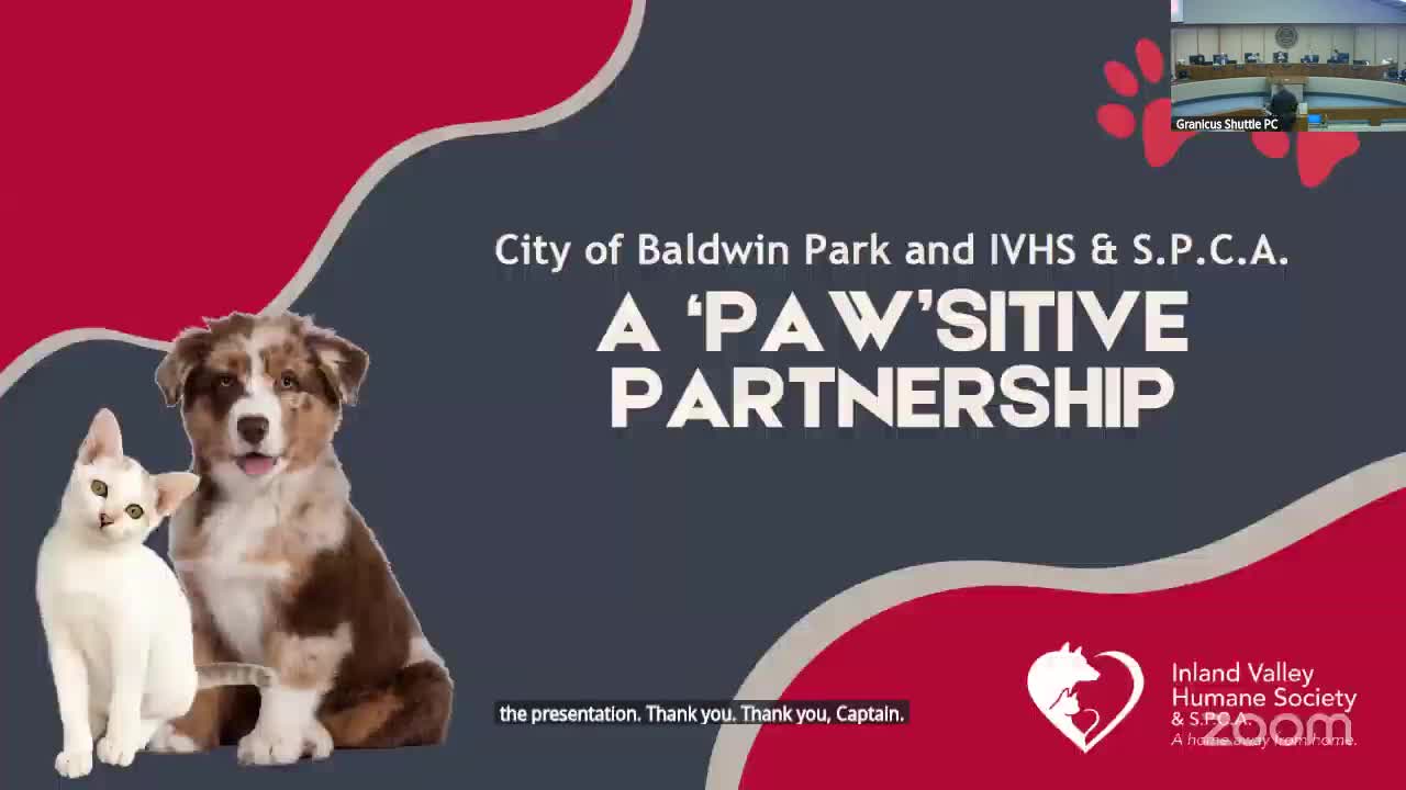 Baldwin Park staff to return contract with Inland Valley Humane Society after council study session on animal services