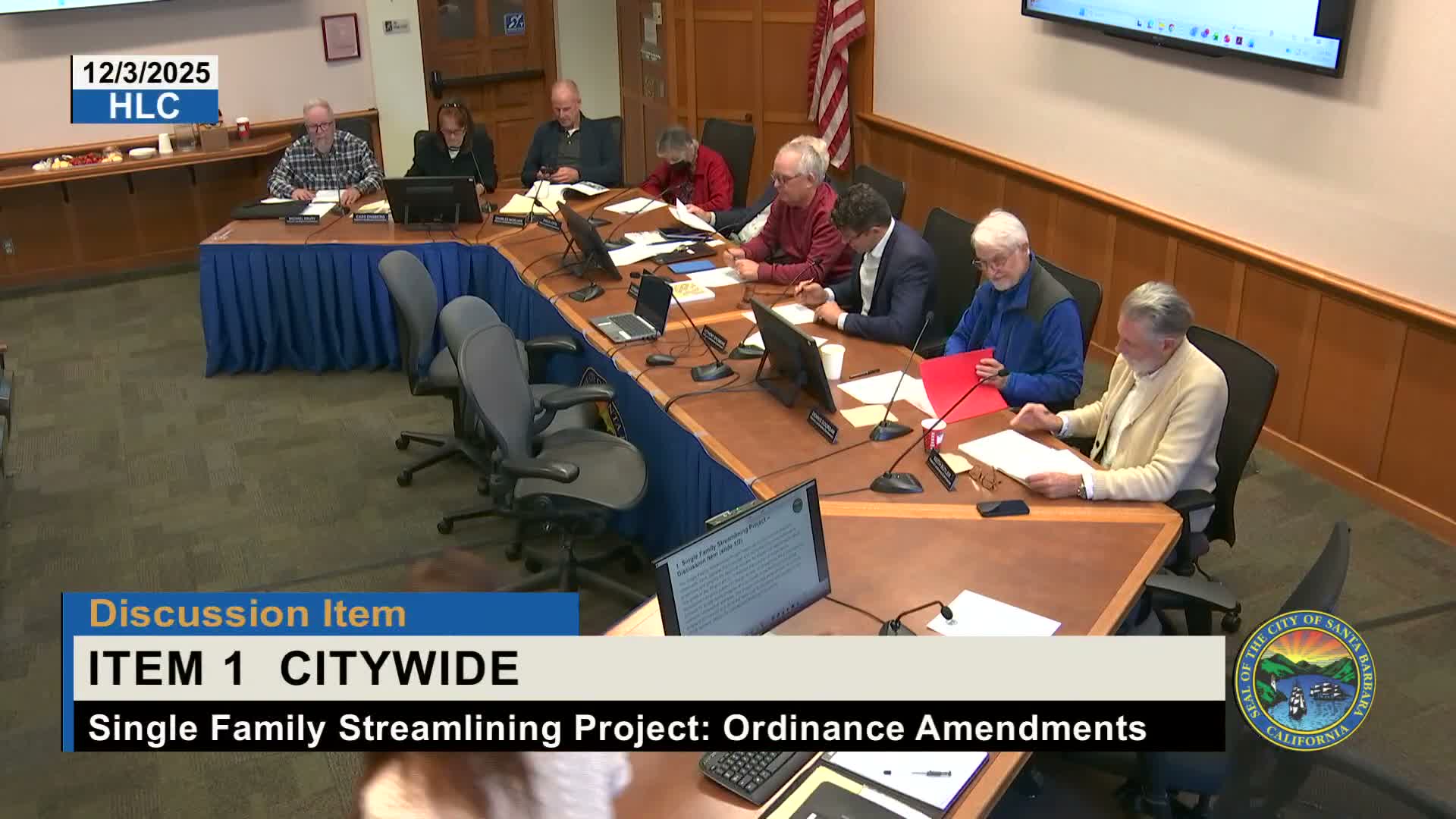 Santa Barbara staff outline plan to streamline single‑family design reviews; HLC offers guidance