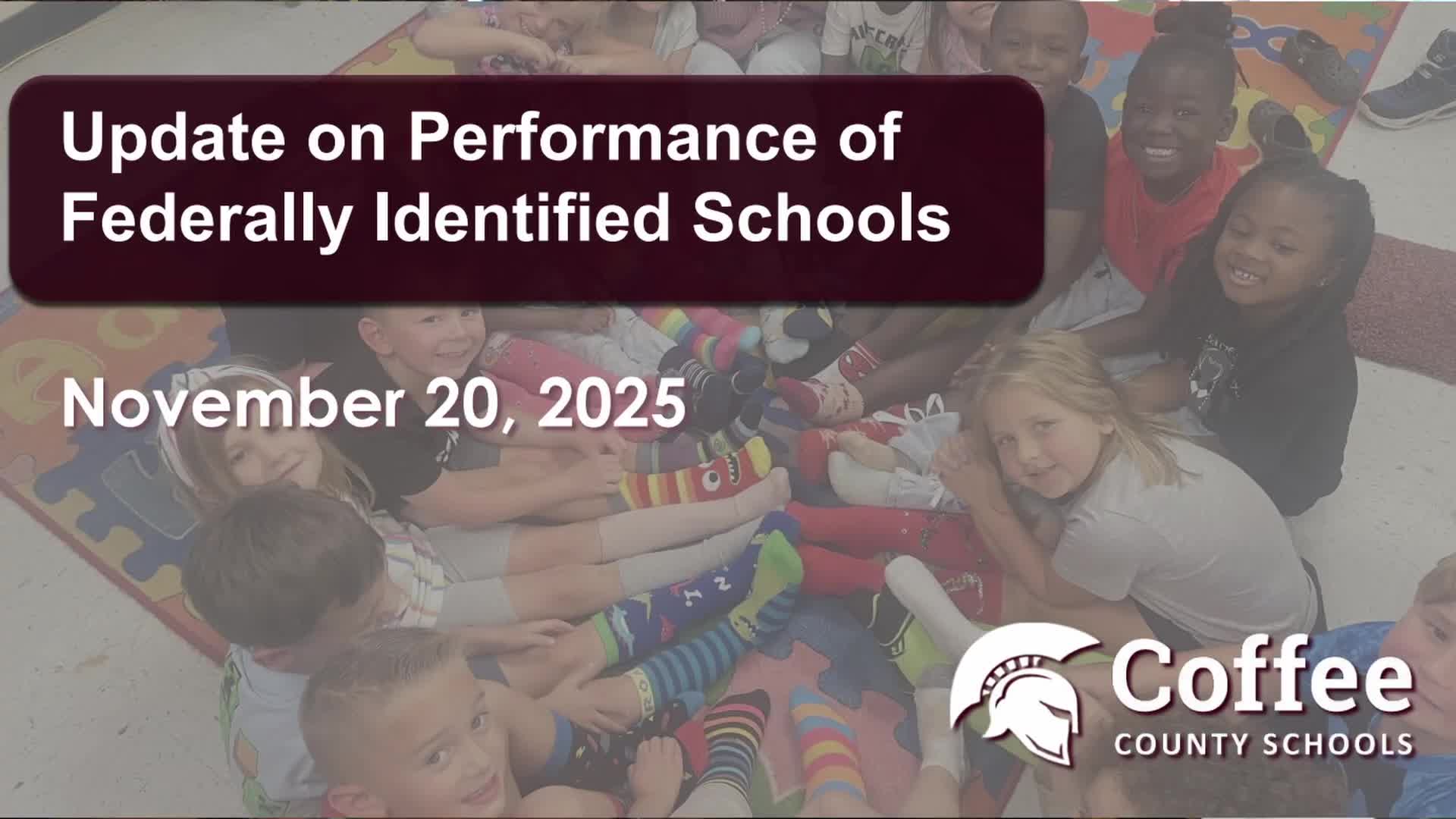 Coffee County presents state-required update for two identified schools