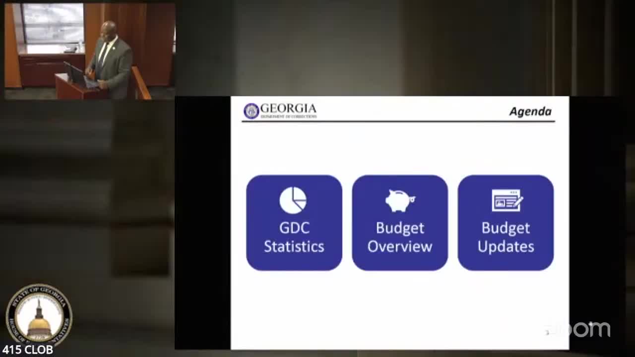 Georgia corrections officials warn prison population will rise and staffing still lags despite hiring gains