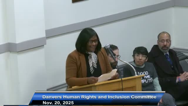 Former HRIC vice chair tells Danvers committee a harassment investigation found systemic issues but recommended training went unimplemented