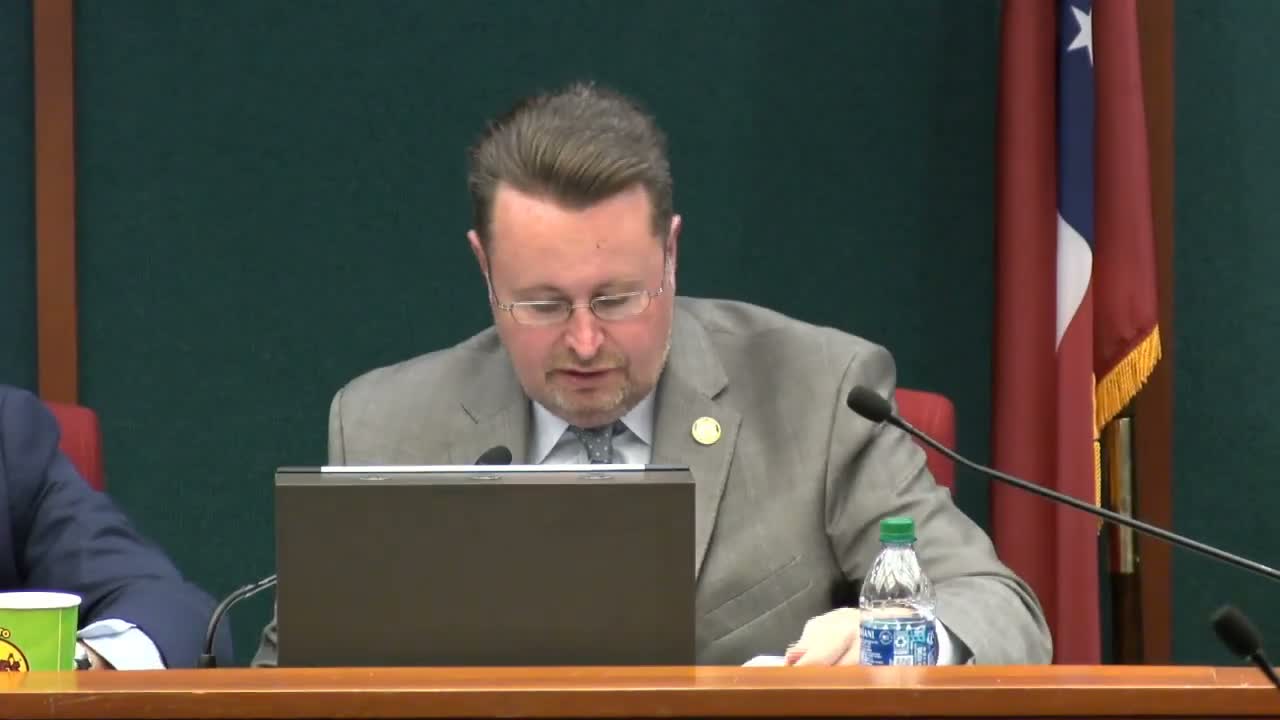 Committee adopts Freight & Logistics report and advances rail funding placeholder to rules