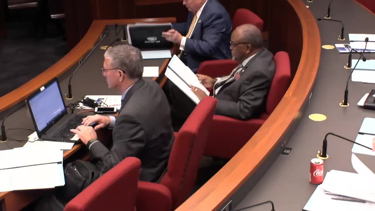 Committee moves rail-enhancement placeholder forward to rules; members describe three subprograms