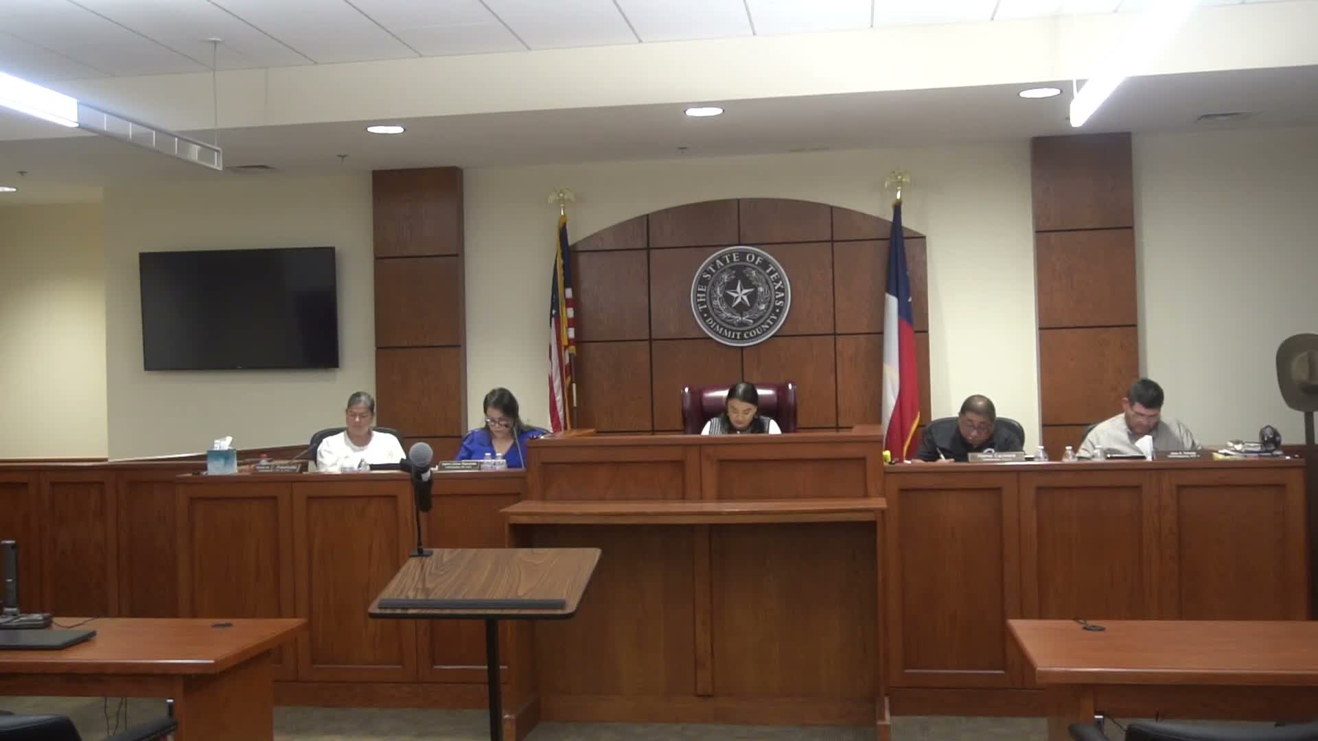 Dimmit County court debates paying employees for public events amid fairness and legal concerns